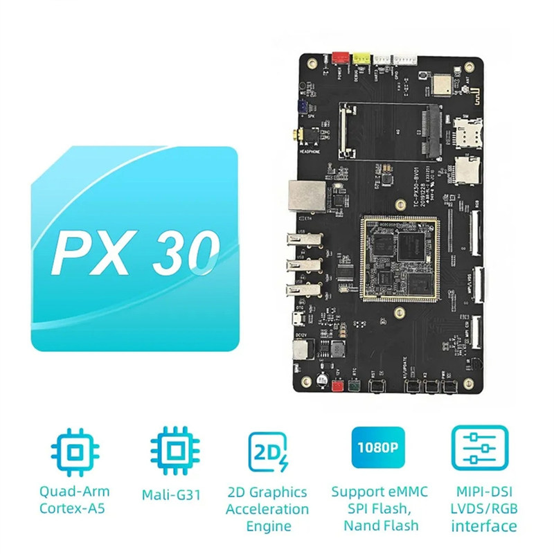Rockchip PX30クアッドコア64ビット開発ボード